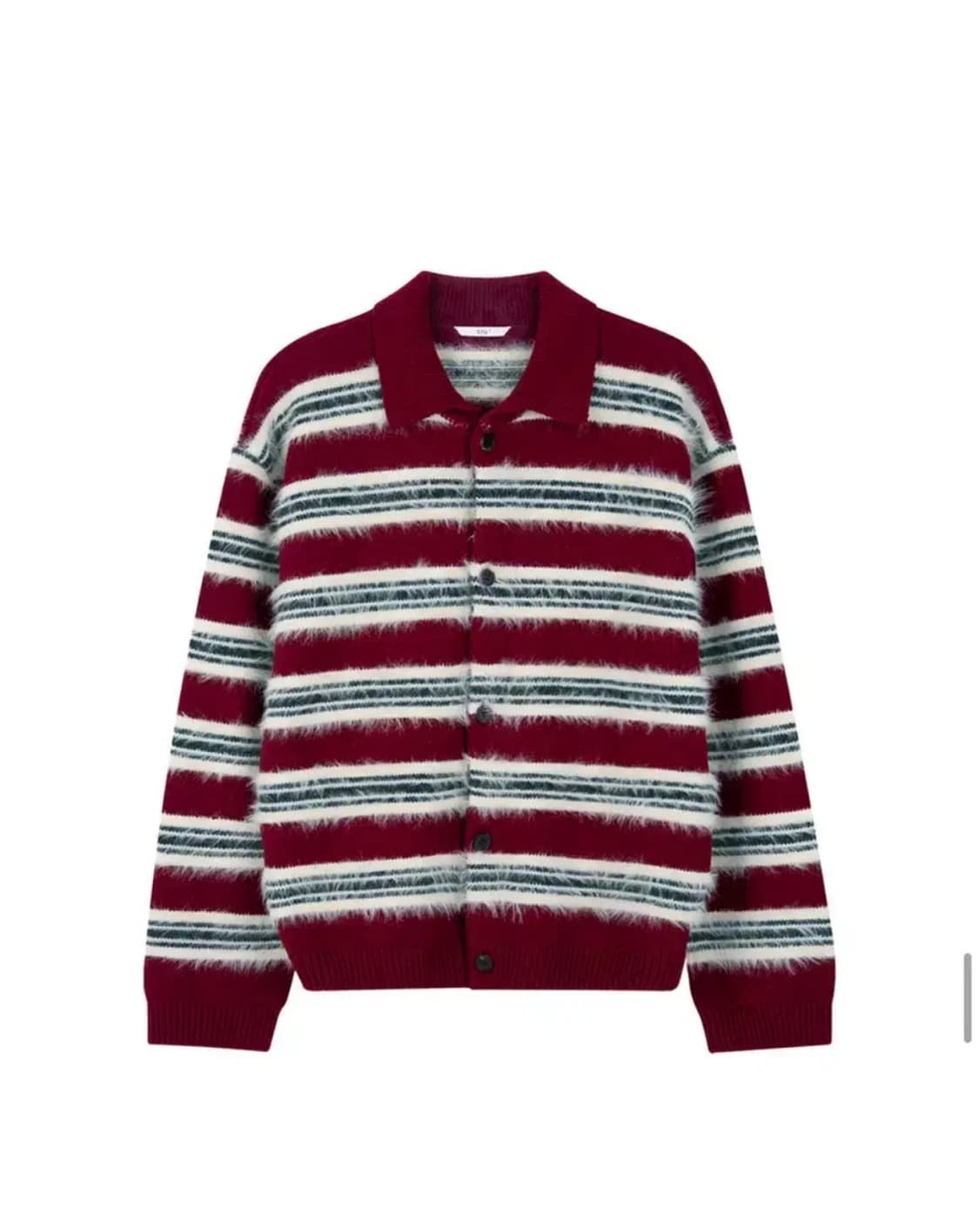 Stu 스트라이프 기디건 레드 m 상품이미지1
