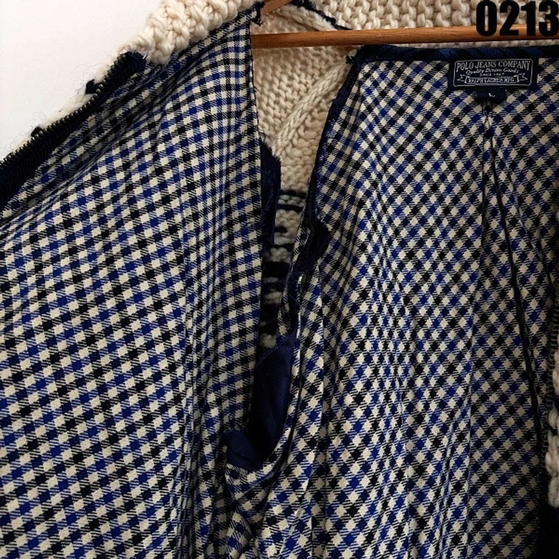 폴로 진스 컴퍼니 니트 집업 자켓 L 0213 상품이미지3