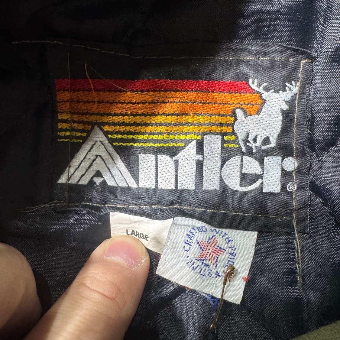 빈티지 워크 자켓 그린 (L/OLD-8326 ) 상품이미지3