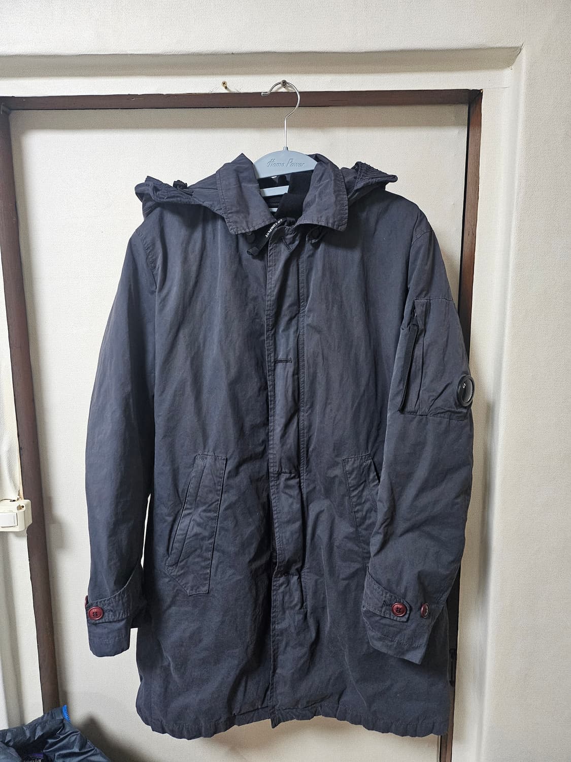 cp컴퍼니 시계창 내피 야상자켓 그레이 95사이즈 상품이미지1