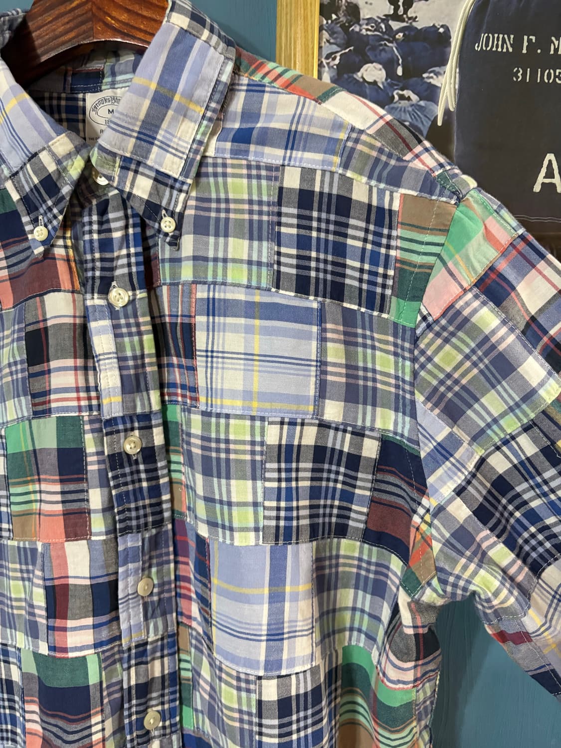 Brooks Brothers Madras Patch Work shirt. 상품이미지7