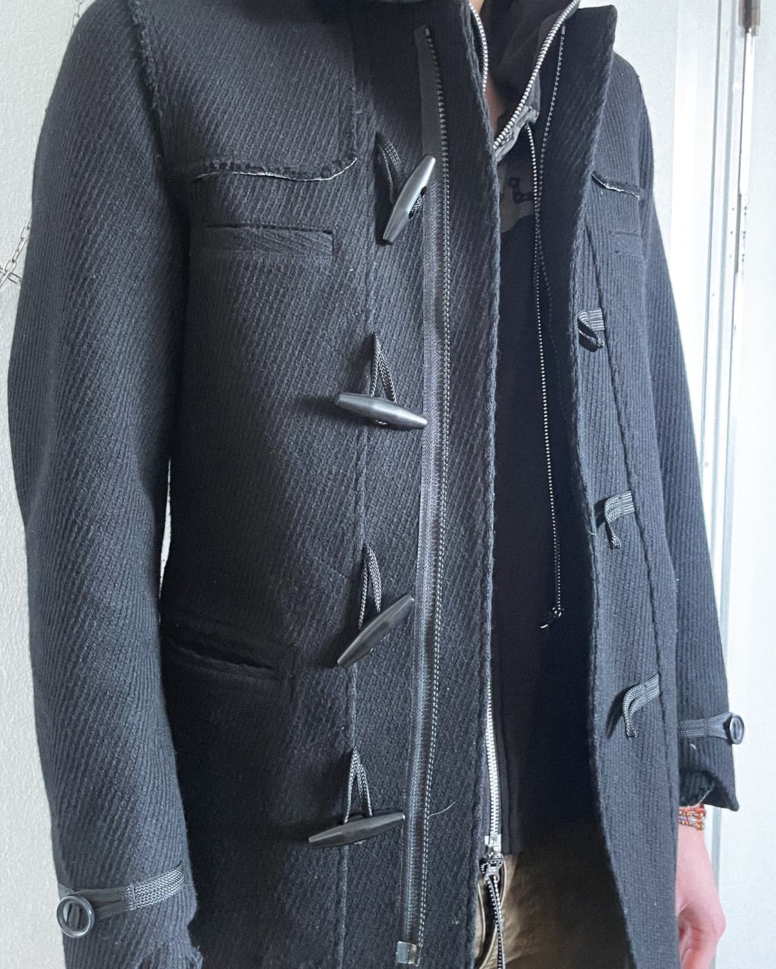 언더커버리즘 3M스카치 심실링 후드 더플코트 상품이미지2