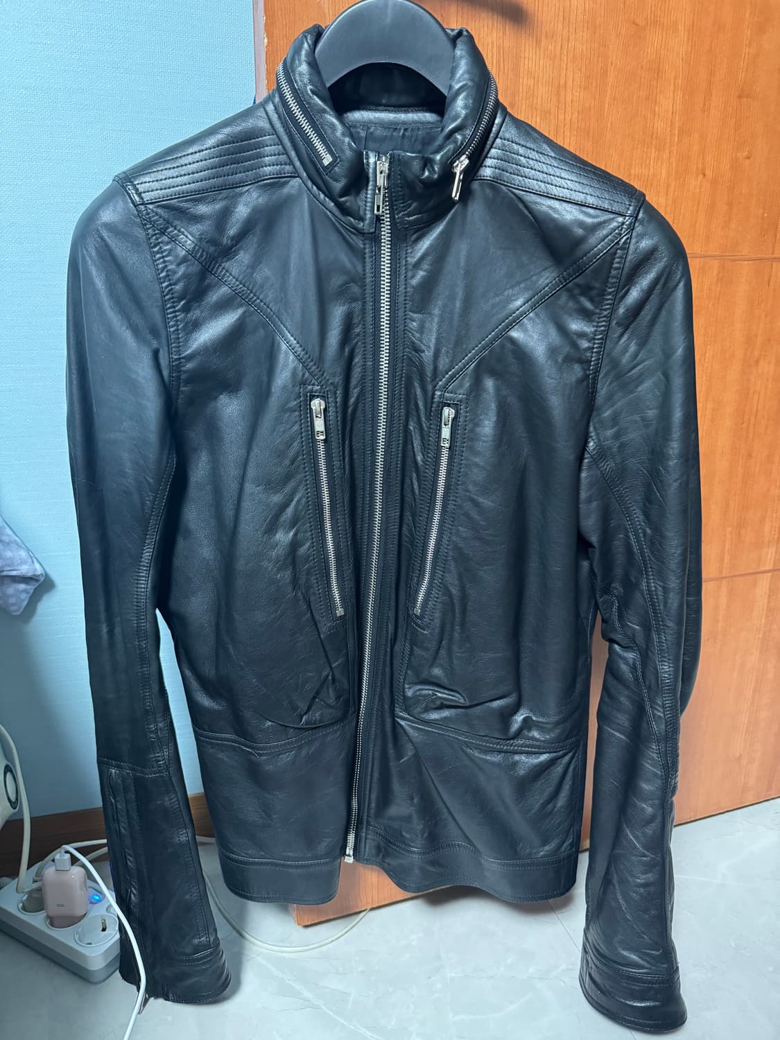 릭오웬스 레더 자켓 상품이미지1