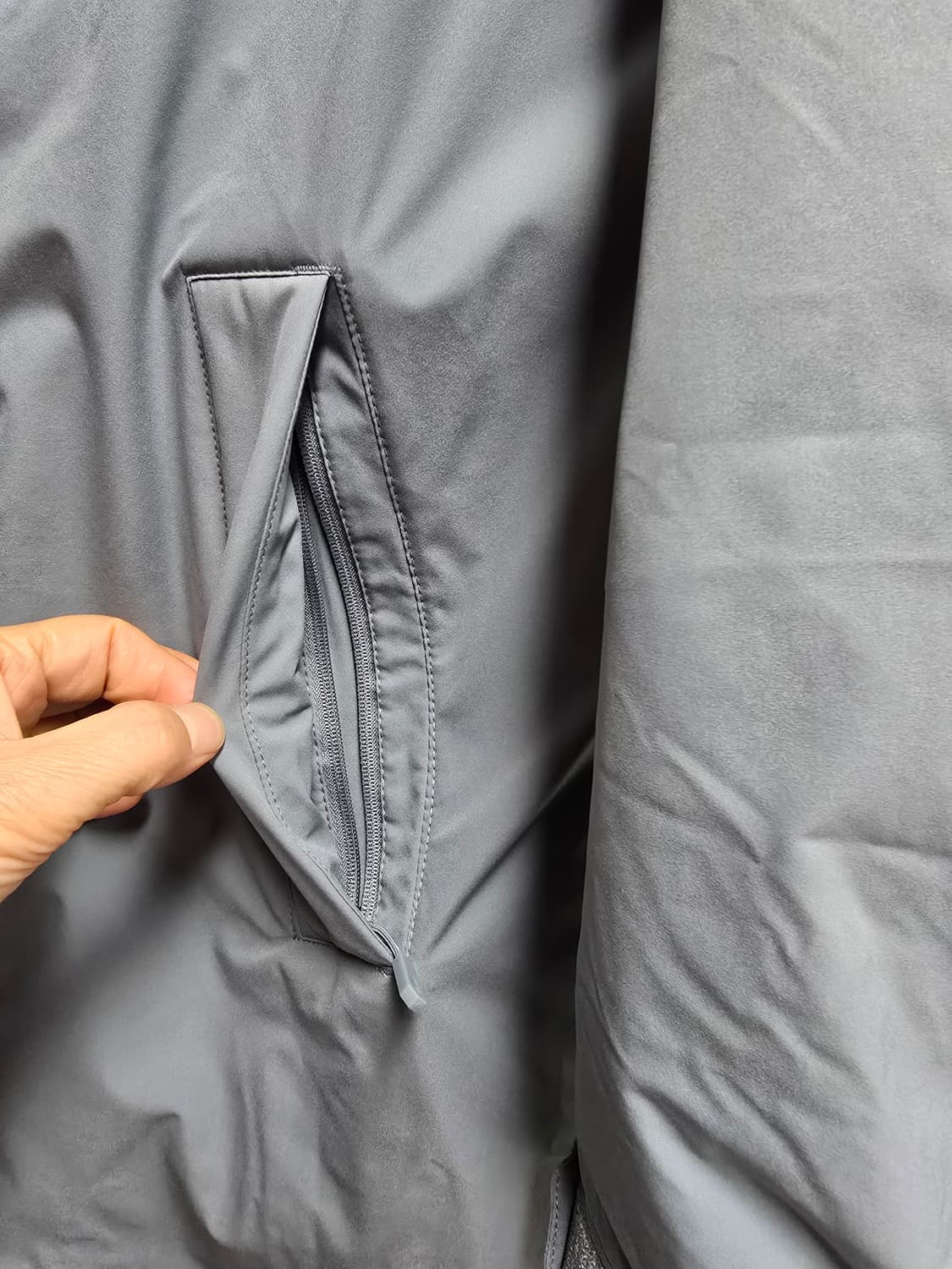 네파 구스다운 에어그램 롱 패딩 자켓 100(여유핏) 공용 상품이미지3