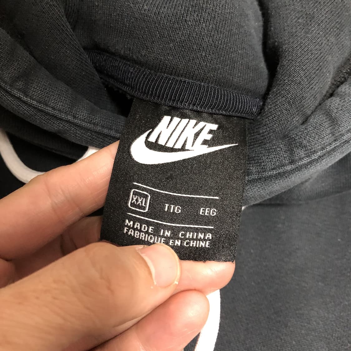 (오버핏 M) 나이키 NIKE JDI 헤비웨이트 오버사이즈 후드티 블랙 상품이미지3