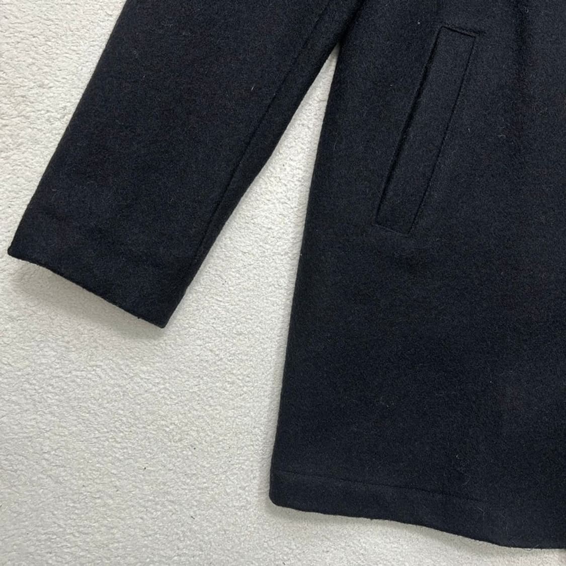 아메리칸어페럴 블랙 울 블렌드 코트 S 상품이미지2