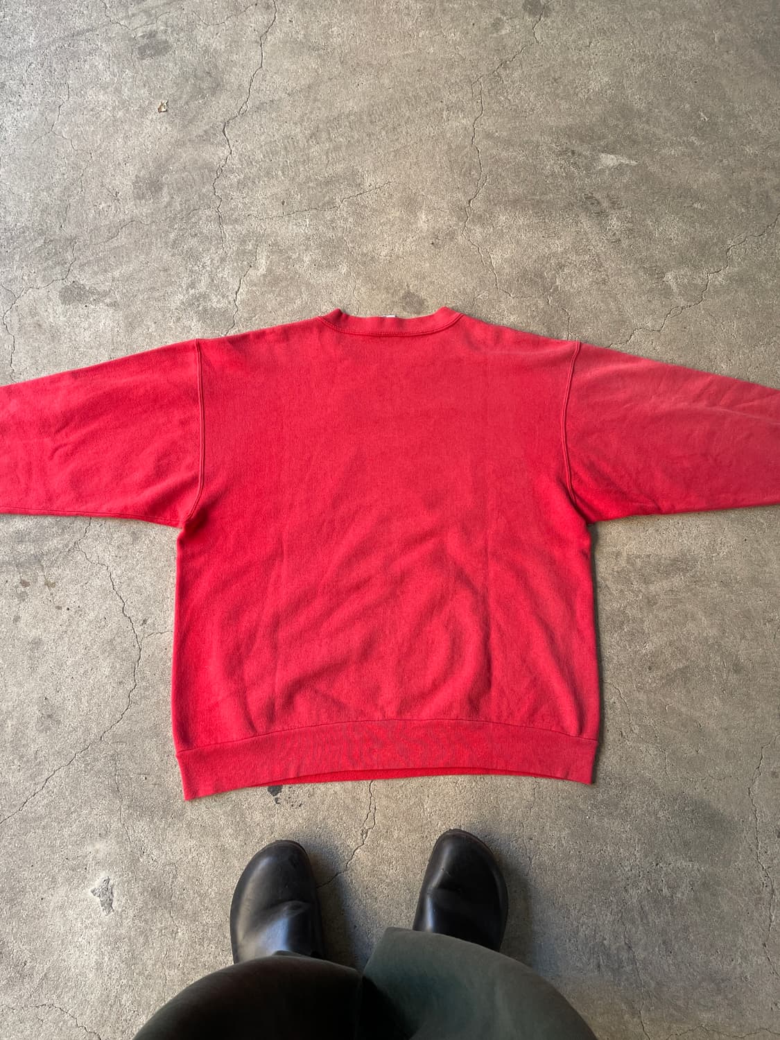 90s Oneita Nebraska Faded Red Sweatshirt 상품이미지10