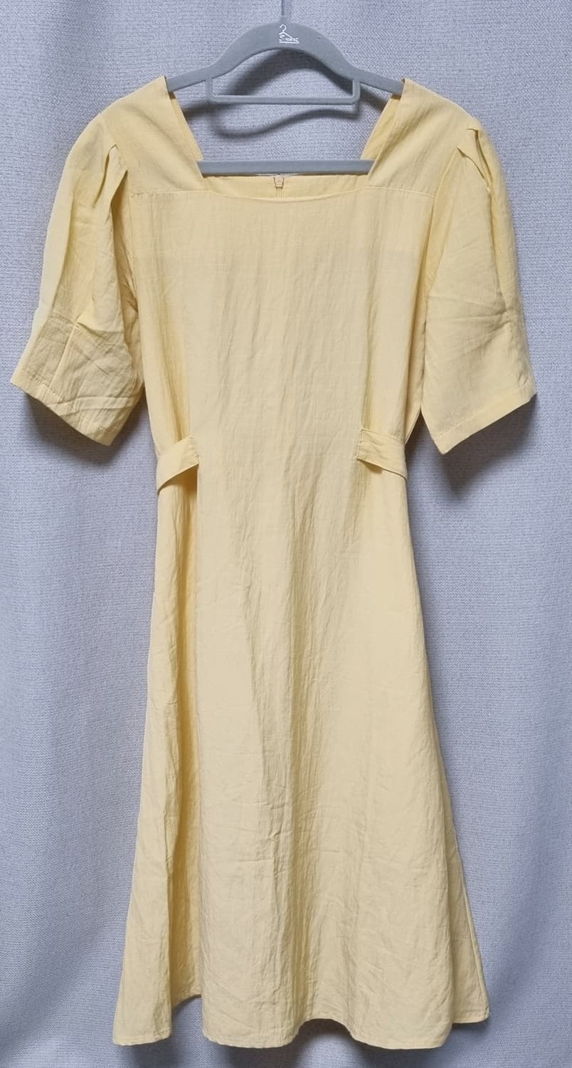 스퀘어넥 린넨 원피스 상품이미지4