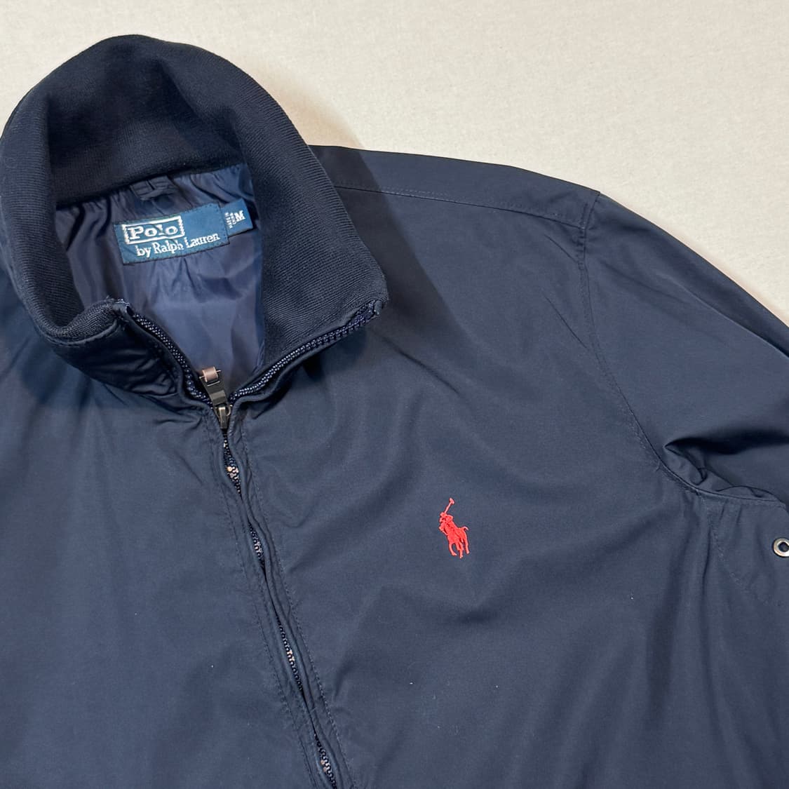 M) 폴로 랄프로렌 네이비 폴리쉘 히든후드 페리 자켓 상품이미지4
