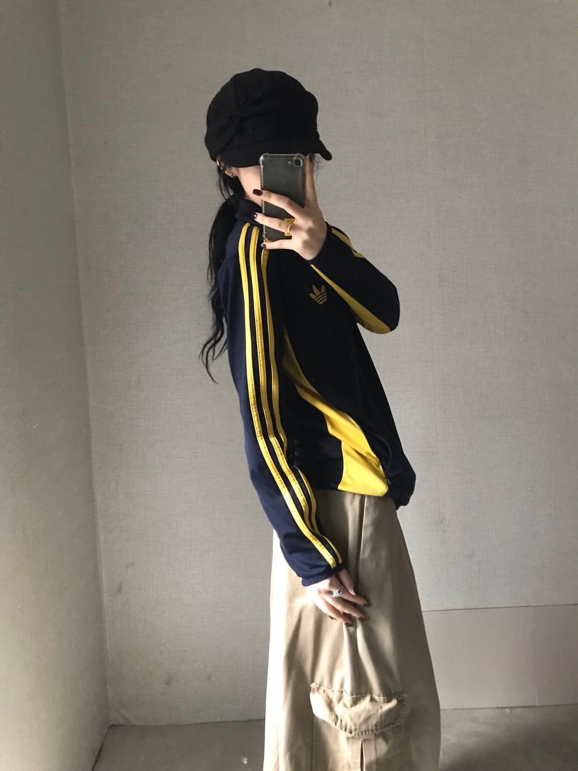 아디다스 네이비 옐로우 파이어버드 져지 상품이미지5