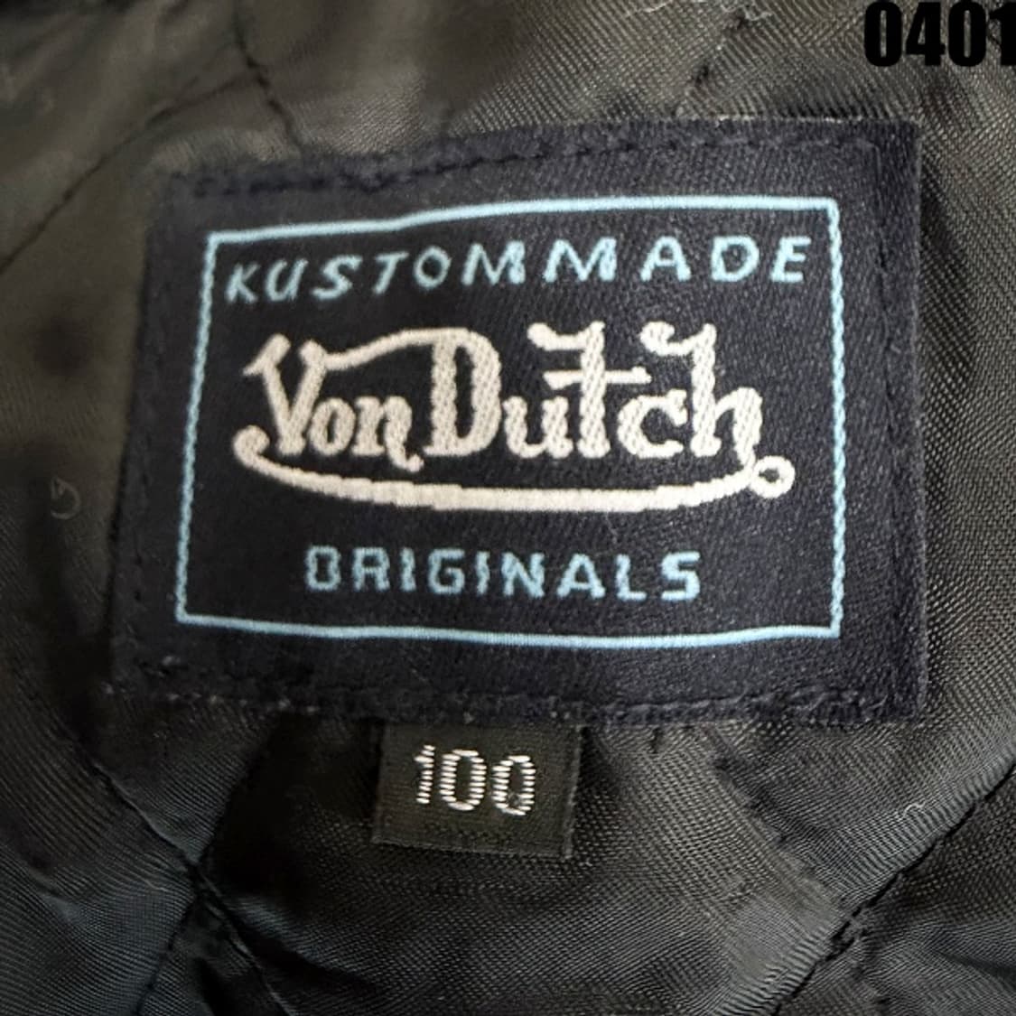 본디치(Von Dutch) 레더 라이더 자켓 100 0401 상품이미지6