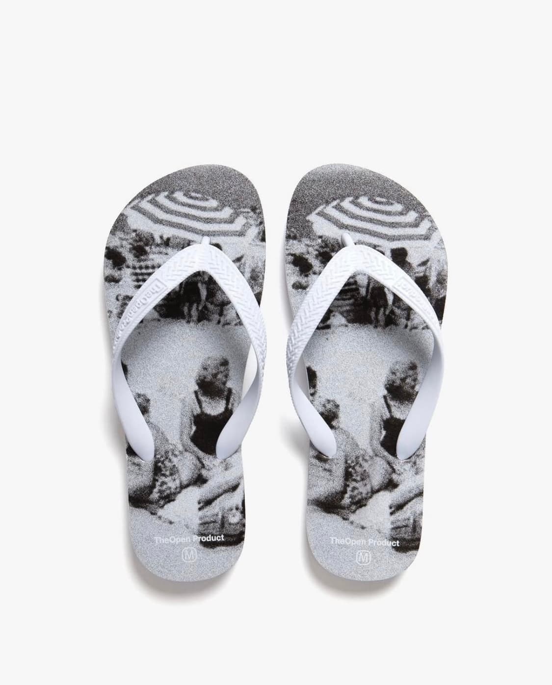 Open yy People Print Flip Flop 상품이미지1