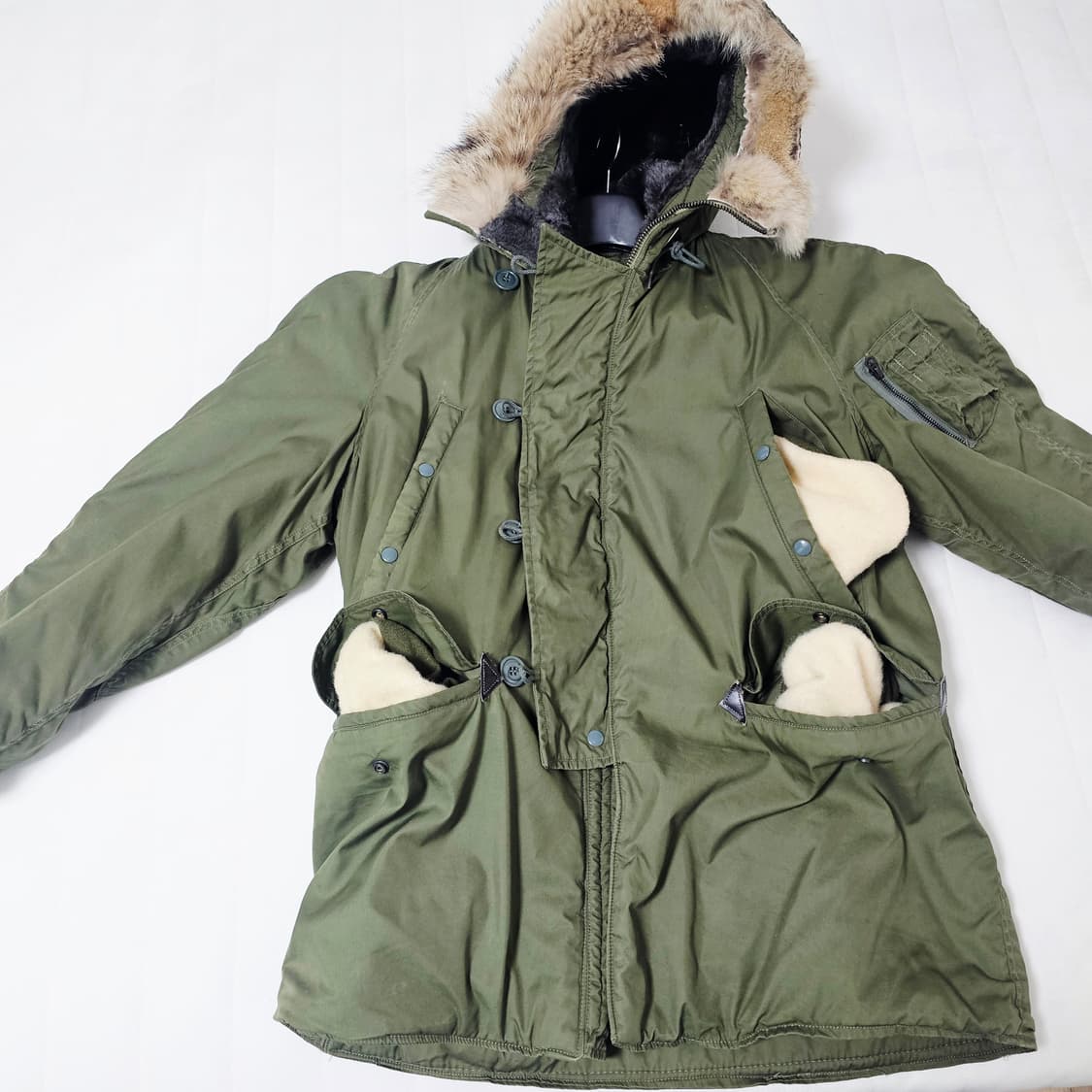 미군n3b 72년 Lancer MODIFIED OD m사이즈 상품이미지4