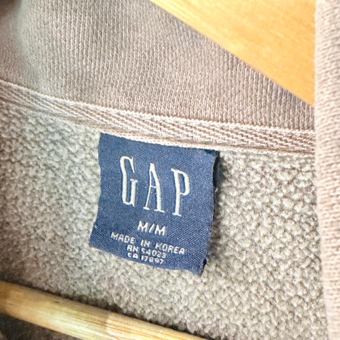 [M] 올드갭 기모 집업 상품이미지9