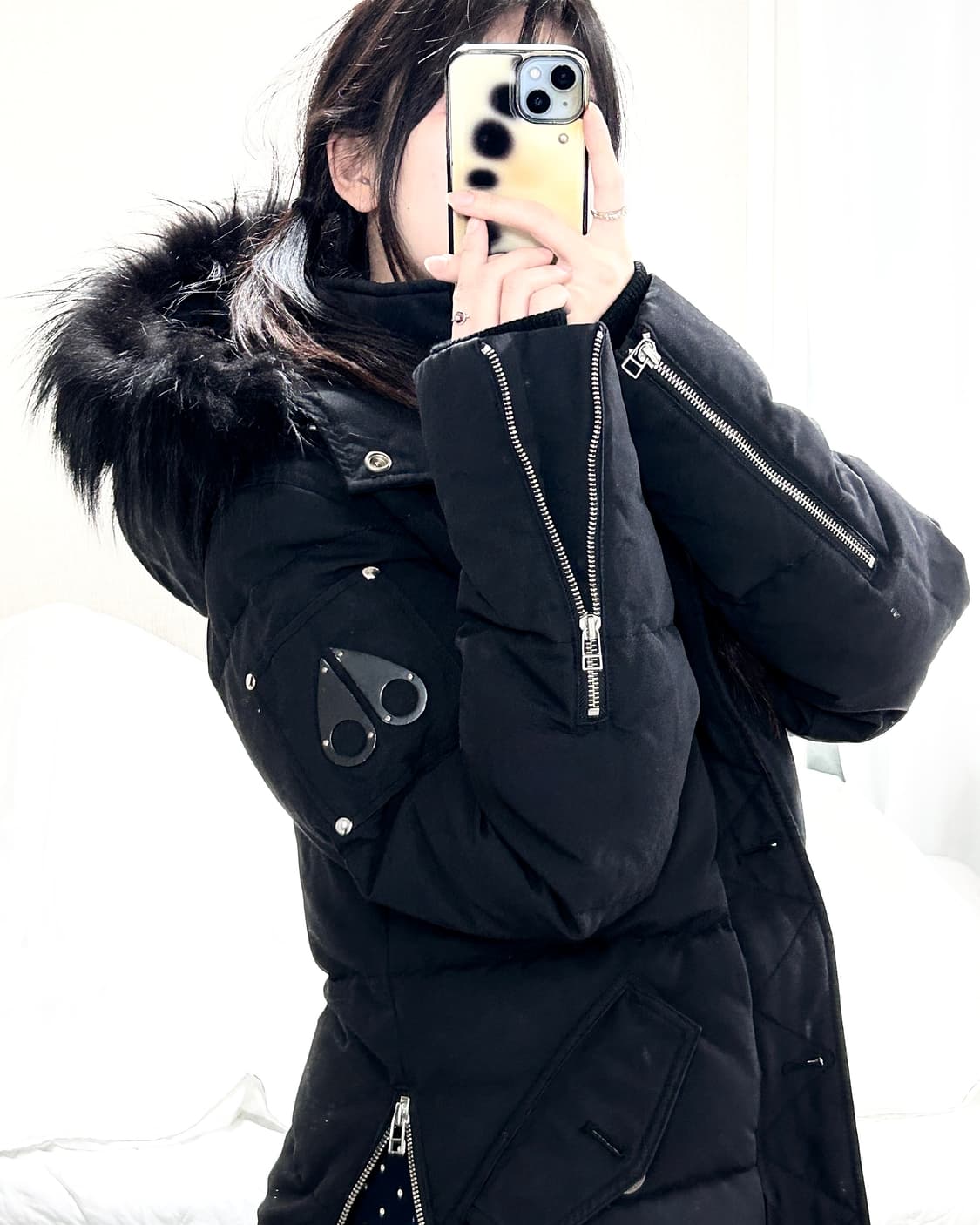 무스너클 쓰리쿼터 패딩 상품이미지2