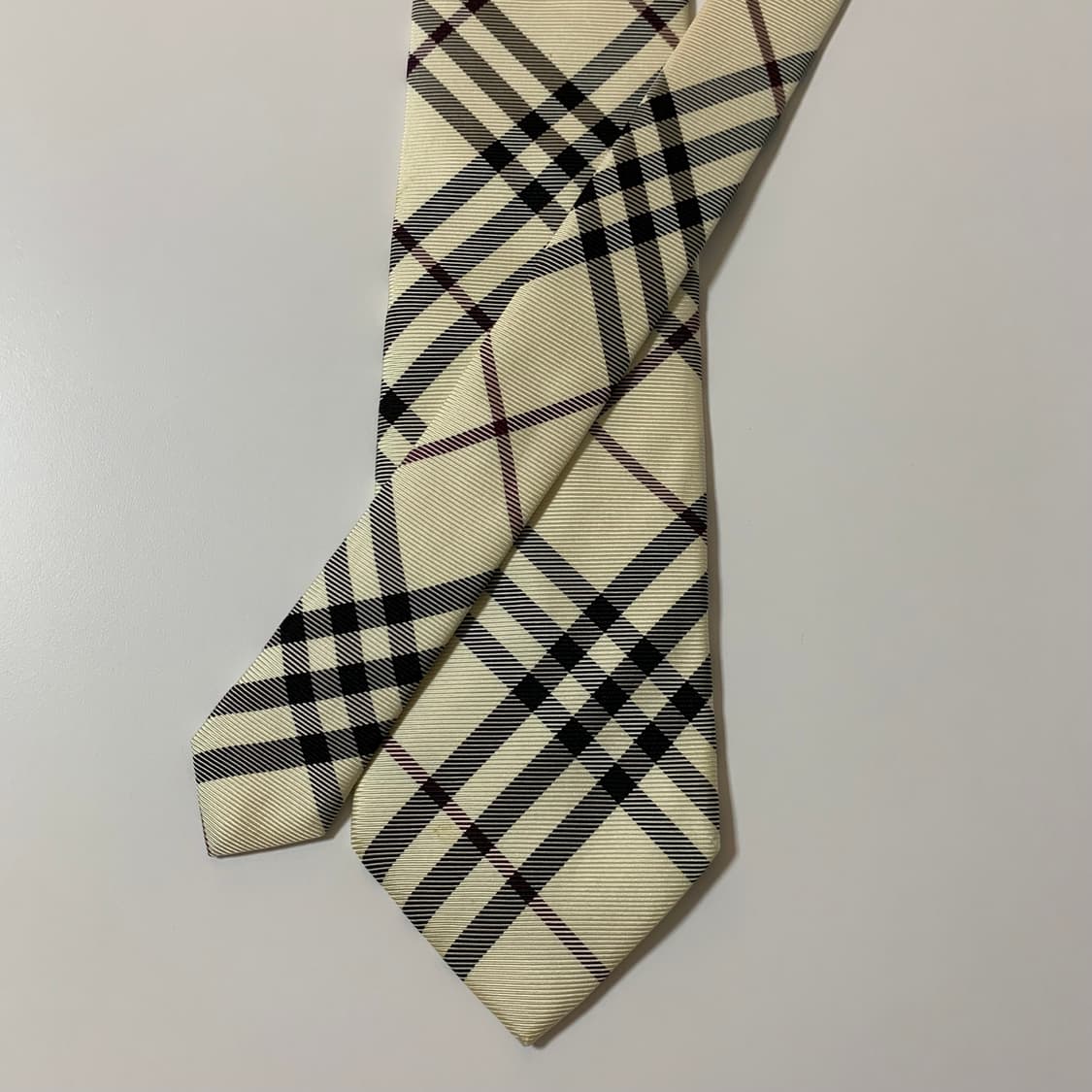 버버리(BURBERRY) 노바체크 명품 빈티지넥타이 클래식정장 A등급 상품이미지1