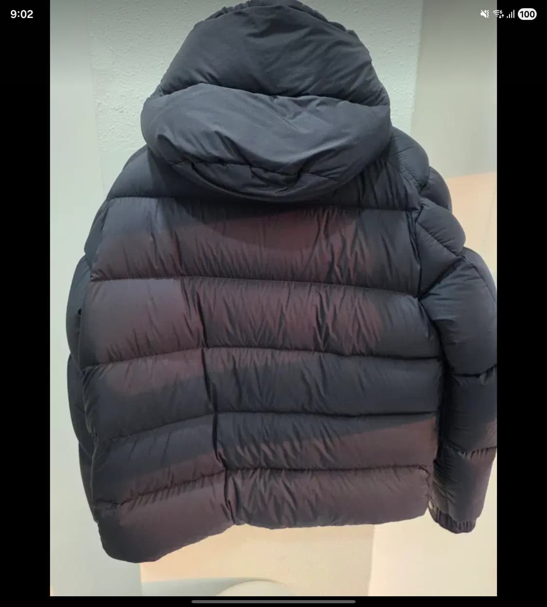 몽클레어 마야 70 후드 쇼트 다운 자켓 블랙 (25fw) 4사이즈 상품이미지4