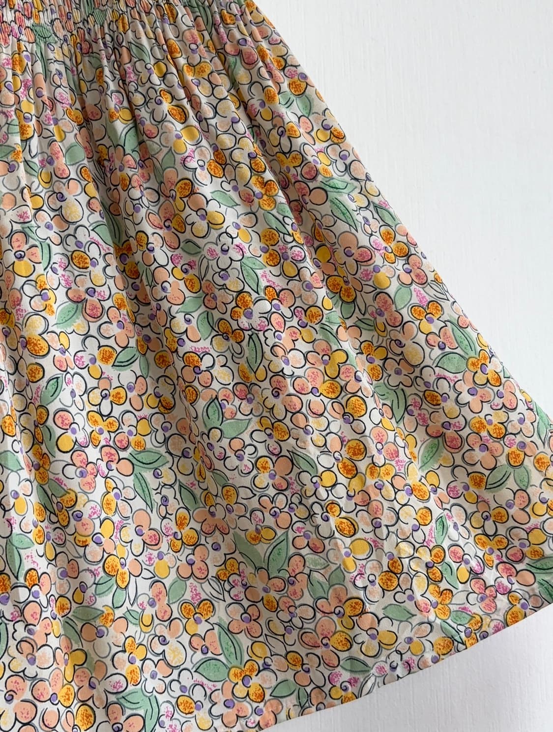 MADAME DIOR 빈티지 파스텔 잔꽃 플레어 스커트 상품이미지3