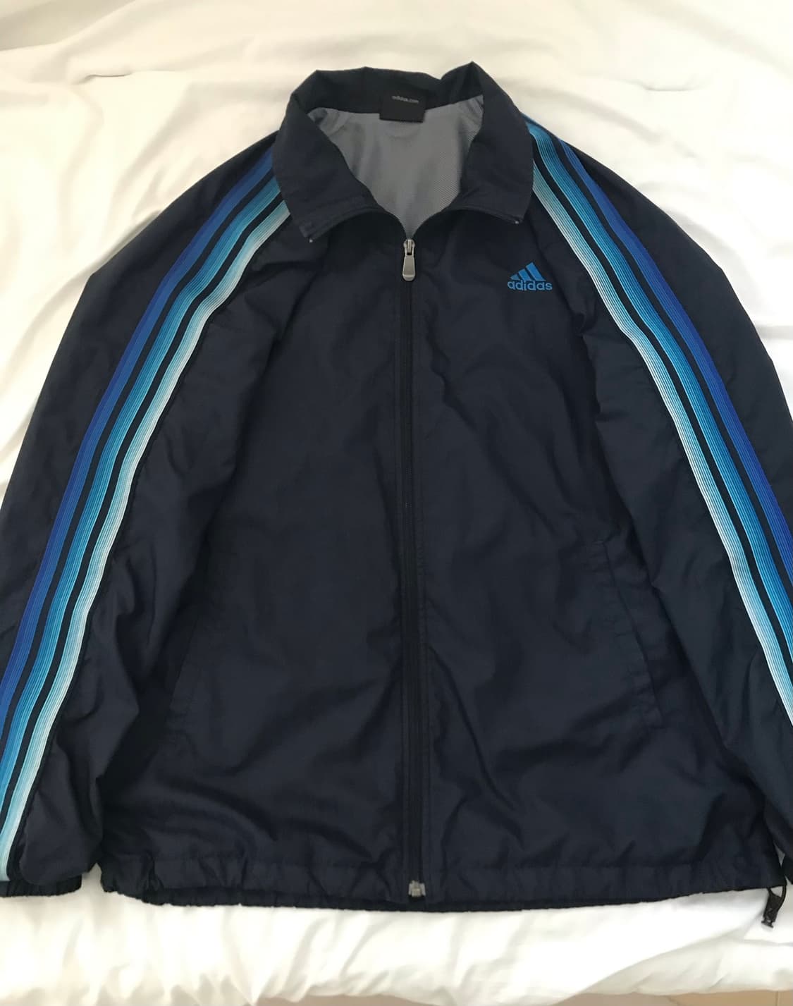 아디다스 올드스쿨 바람막이 자켓 네이비 블루 상품이미지1