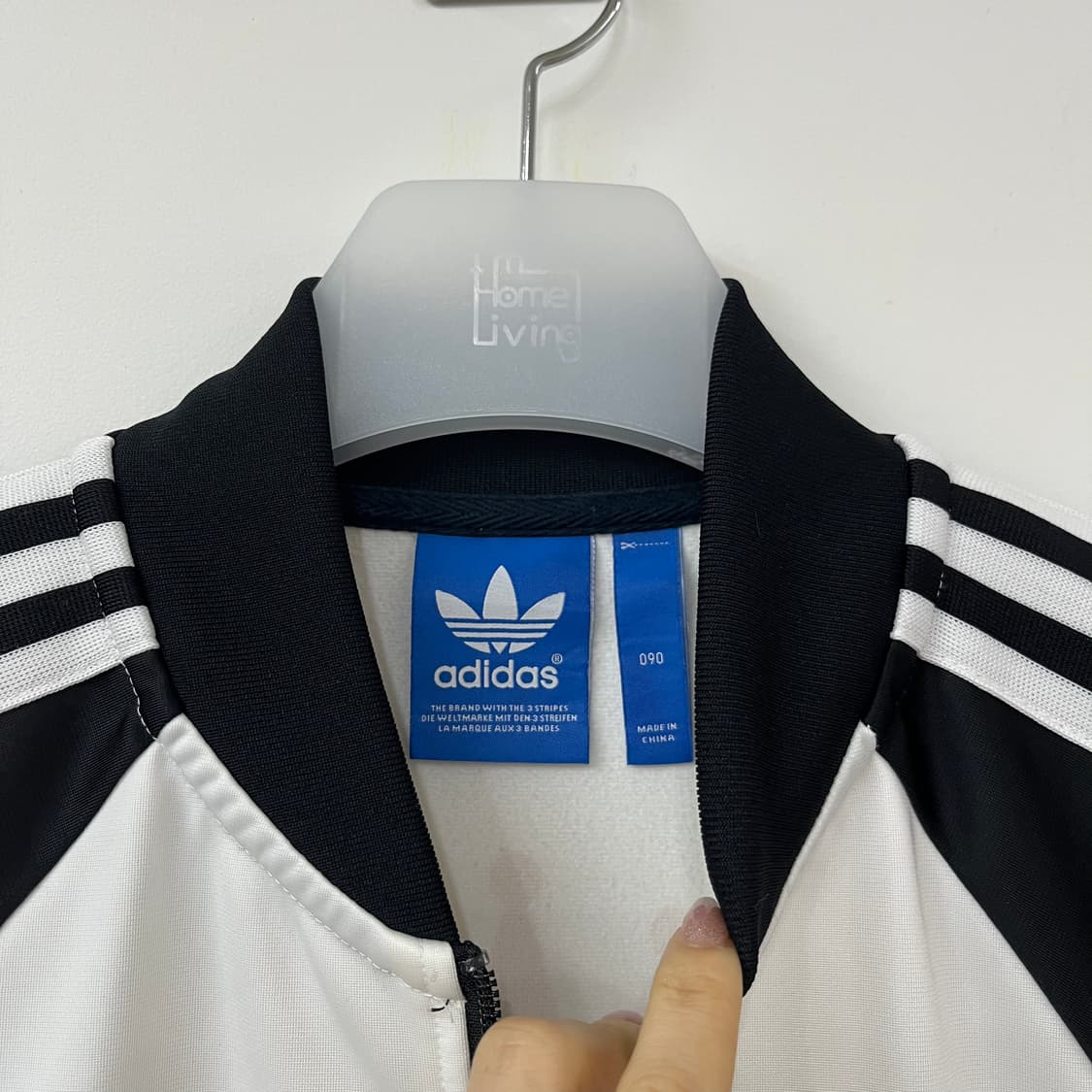 아디다스 니고 베어 25주년 한정판 화이트 블랙 트랙탑 져지 상품이미지8
