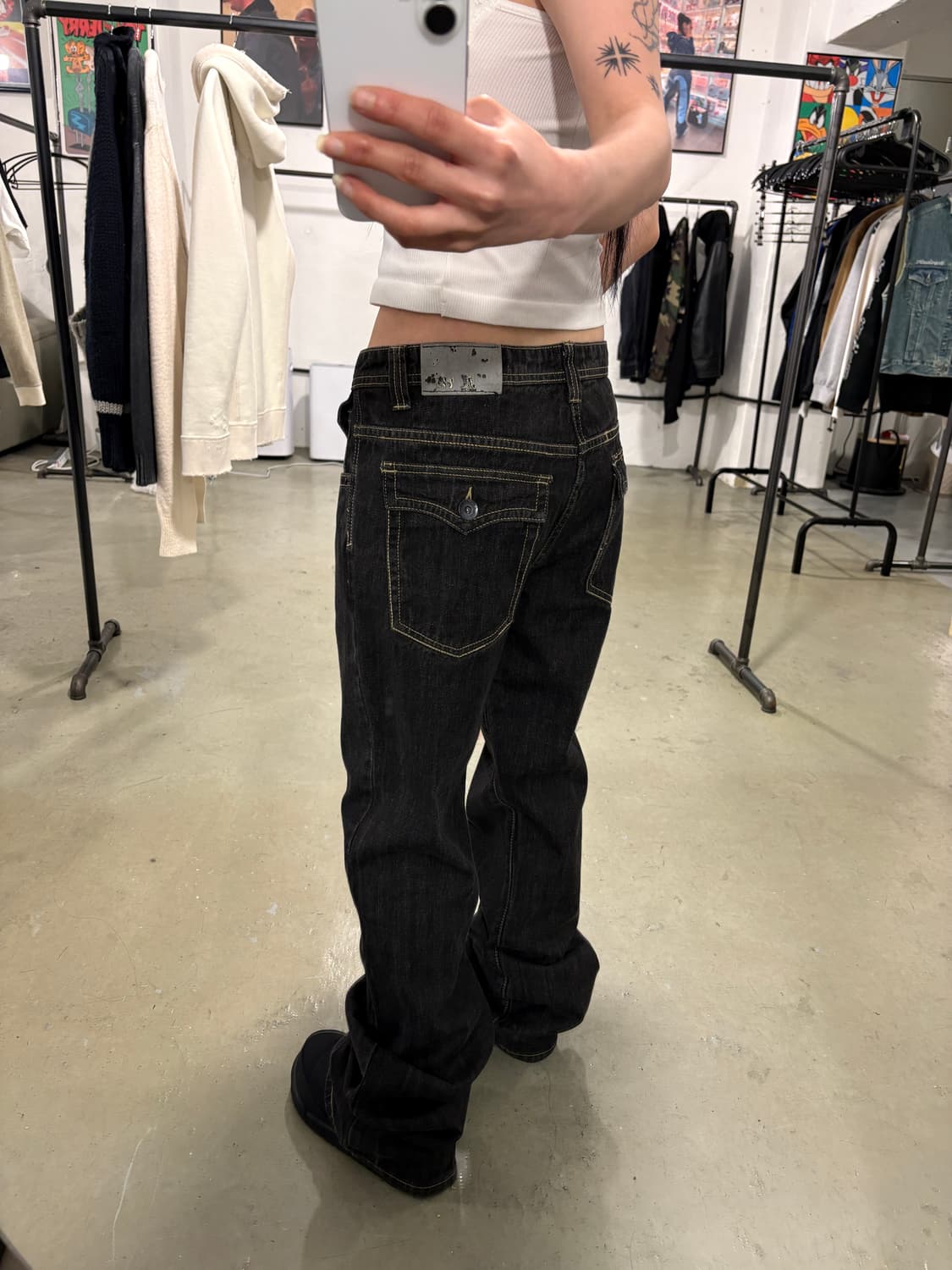 빈티지 데님팬츠 상품이미지4