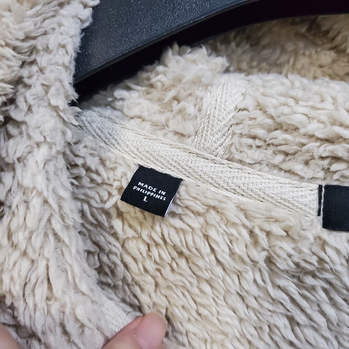 게스 보아 플리스 후드 집업  상품이미지4