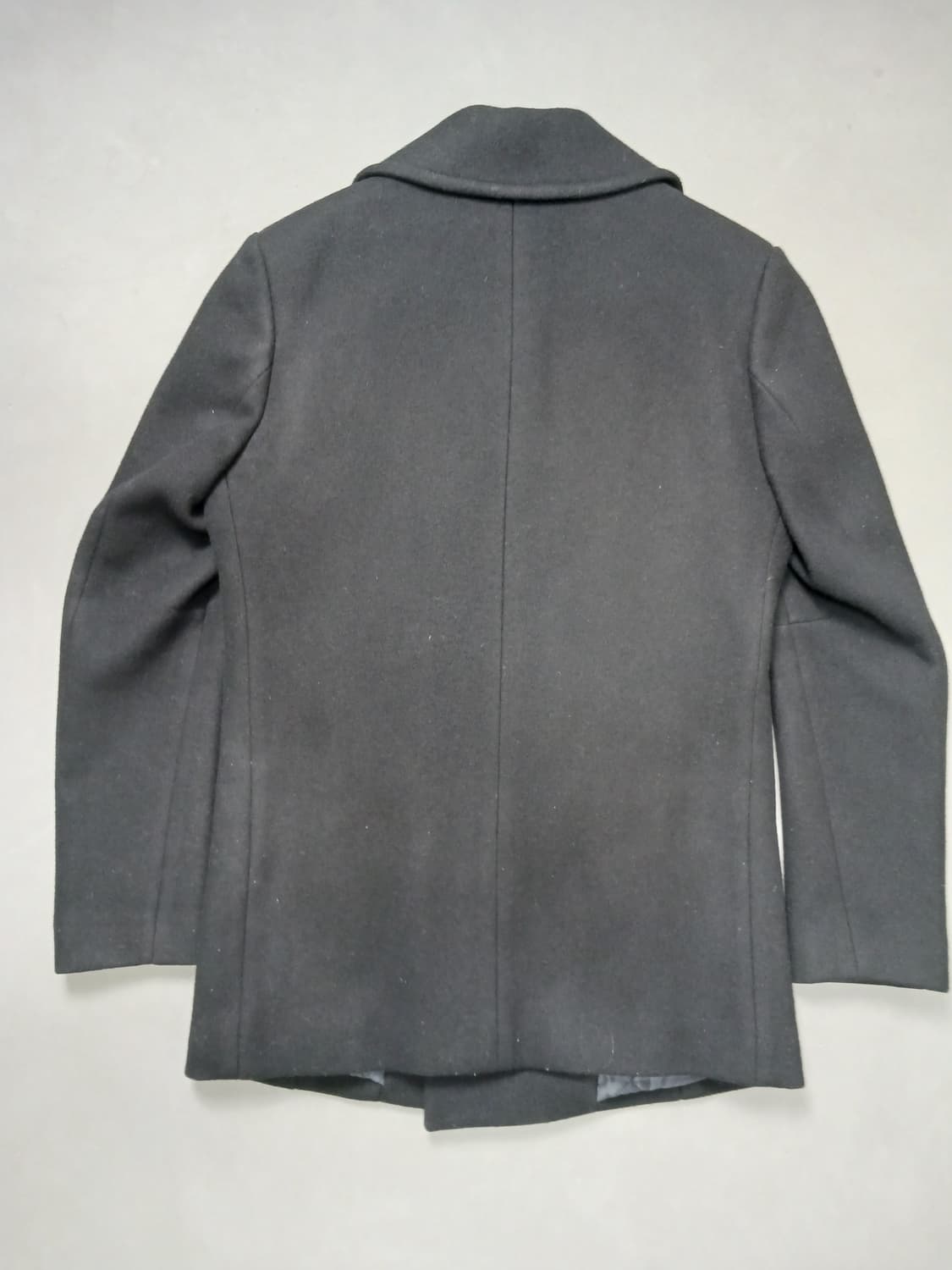 [100] 티아이포맨 울 더블 피코트 블랙 상품이미지7