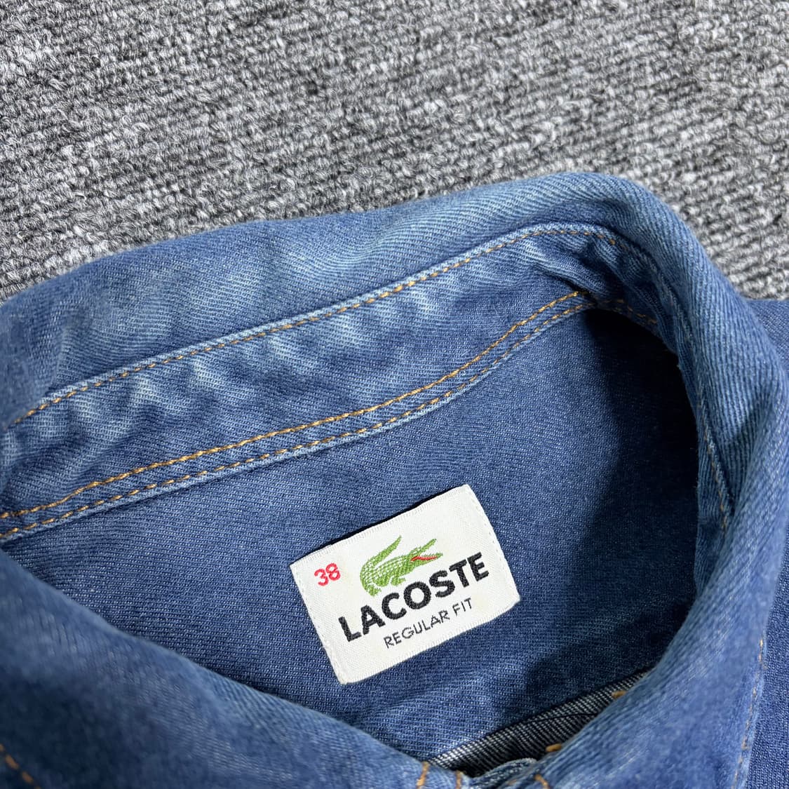 라코스테 투포켓 데님 셔츠 상품이미지5