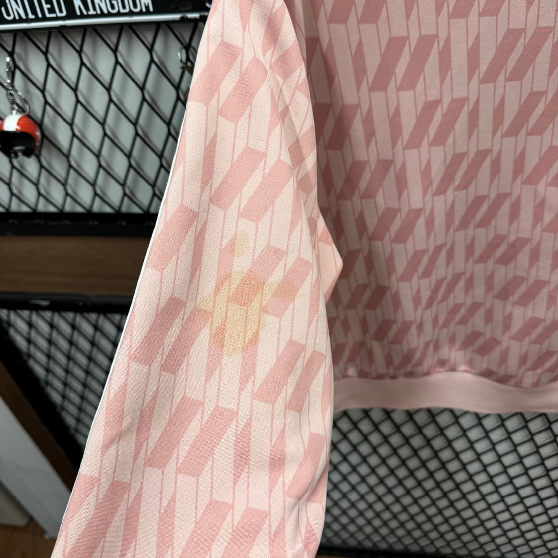 21F/W 널디 DNA 모노그램 트랙자켓 전면 로고 포인트 핑크 상품이미지9