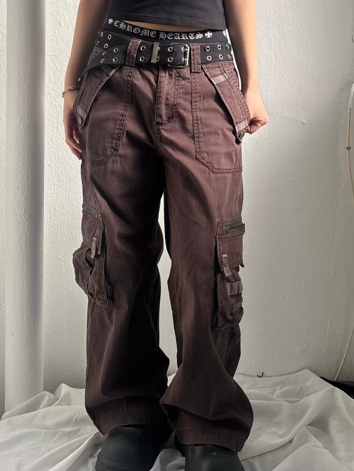 Vintage Brown Cargo Pants 상품이미지2