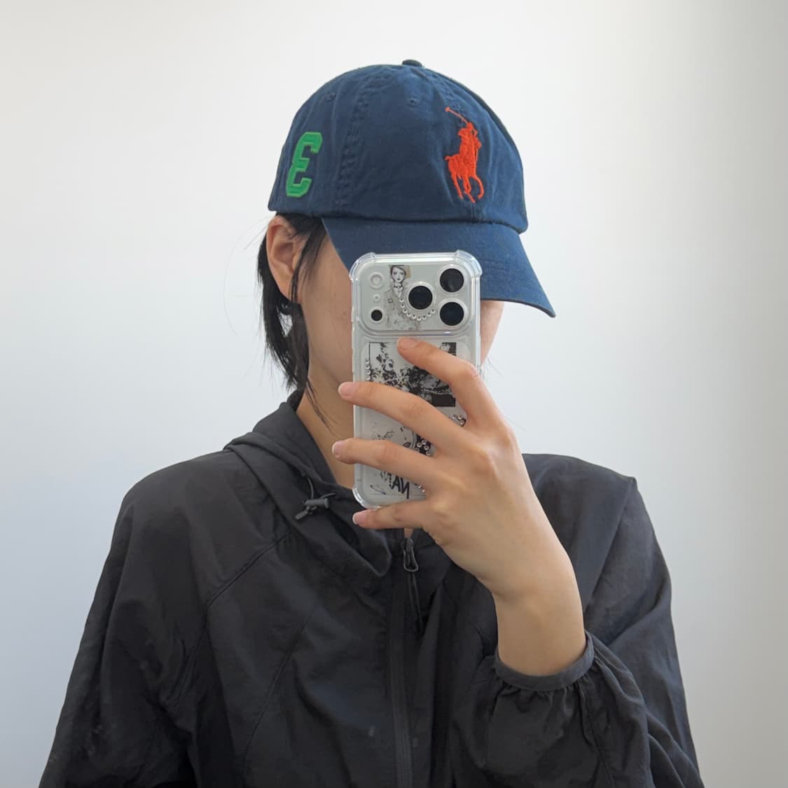 Polo 폴로 데드스탁 오렌지 포니 네이비 볼캡  상품이미지2