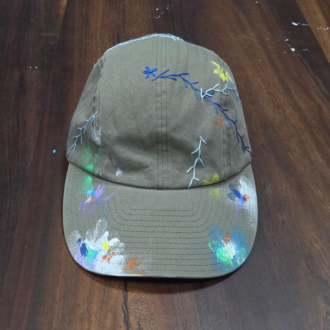 S.O/ 핸드페인팅, 자수 커스텀 캡 상품이미지4