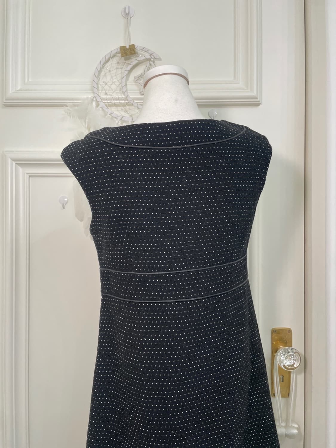 black glitter dot wool princess opc 상품이미지4