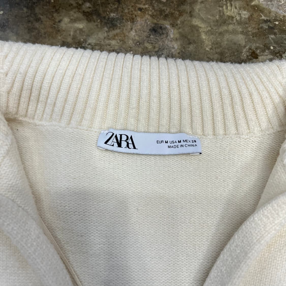 M) ZARA 자라 세일러 카라 니트 스웨터 상품이미지5