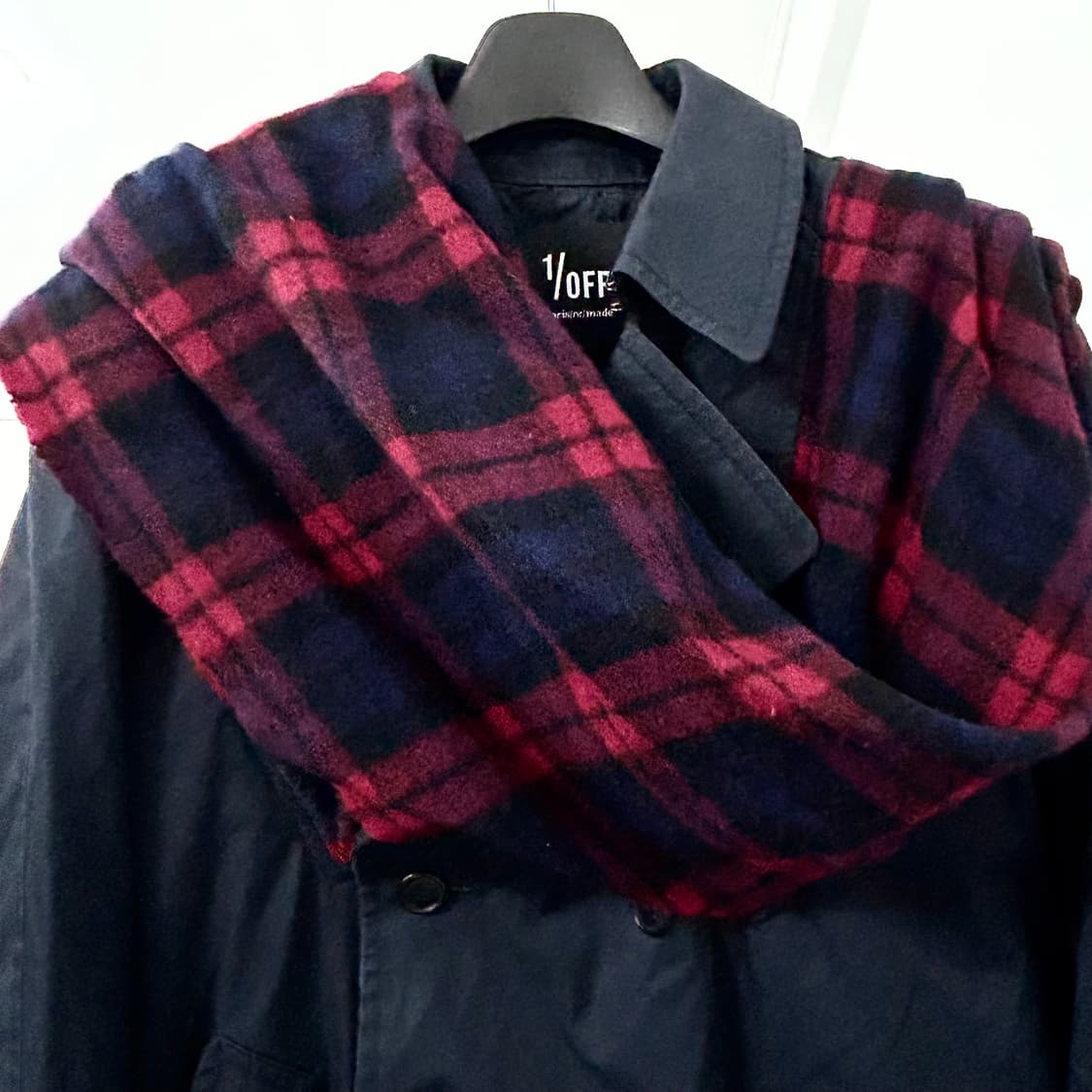 1/OFF Paris 업사이클 우븐 패널 트렌치 코트 상품이미지7