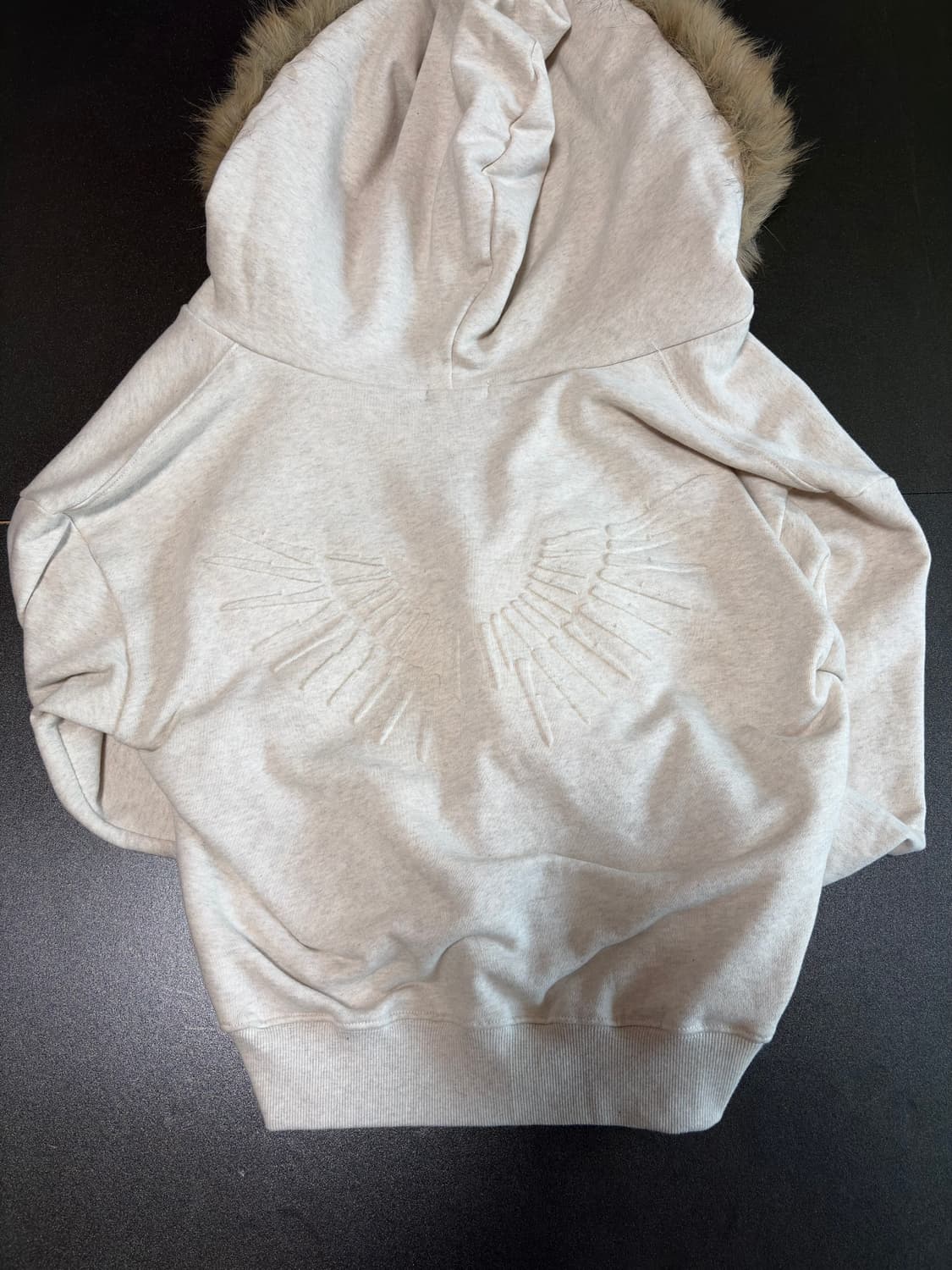 Emew 퍼 후드집업 상품이미지3