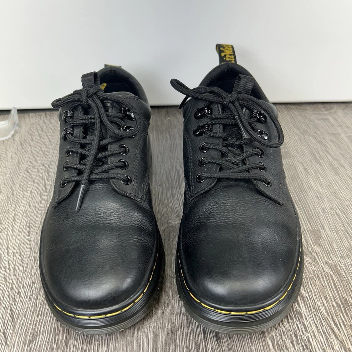 닥터마틴 리더 와이오밍 레더 유틸리티 슈즈 블랙 상품이미지2