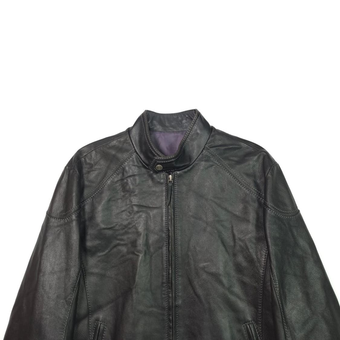 TNGT 리얼 램스킨 싱글 자켓 L 상품이미지3