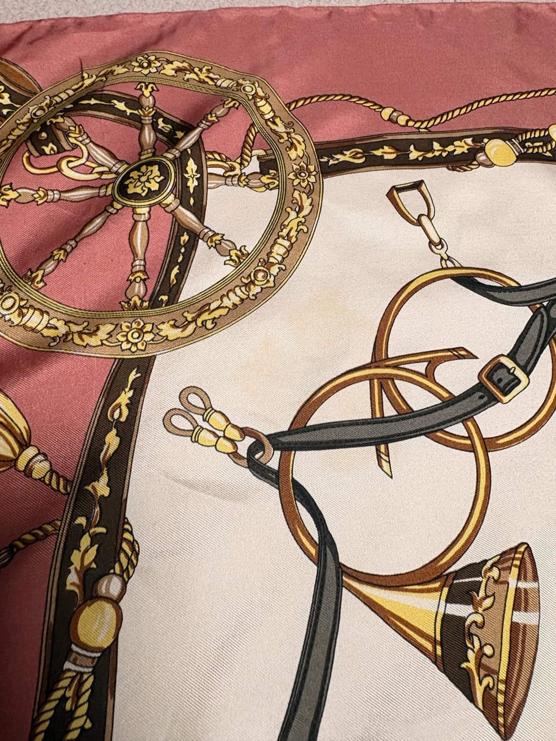 Felix Bühler 펠릭스 뷰흘러 빈티지 실크 스카프 상품이미지7