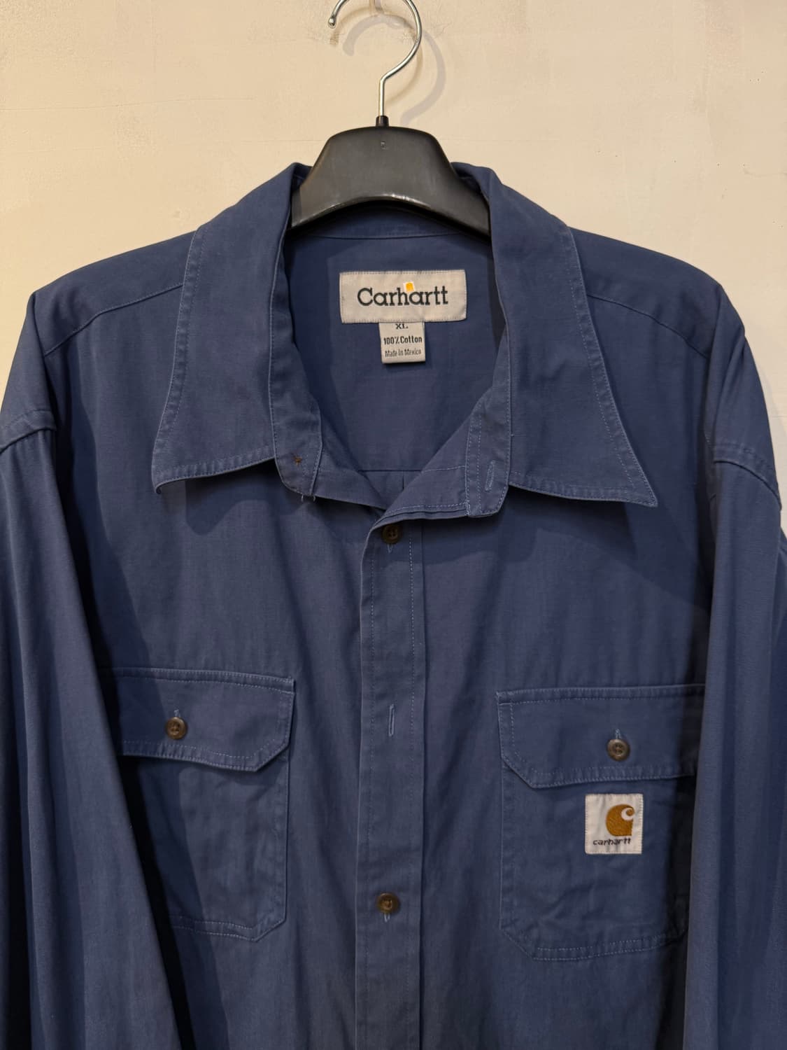 칼하트 블루 긴팔셔츠 상품이미지2