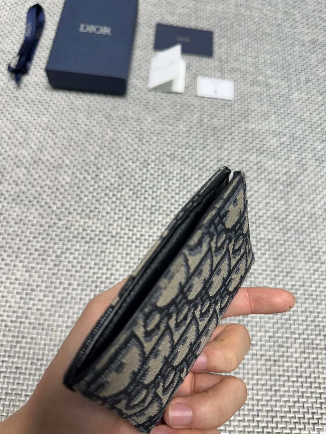 디올 오블리크 카드지갑 오거나이저 상품이미지6