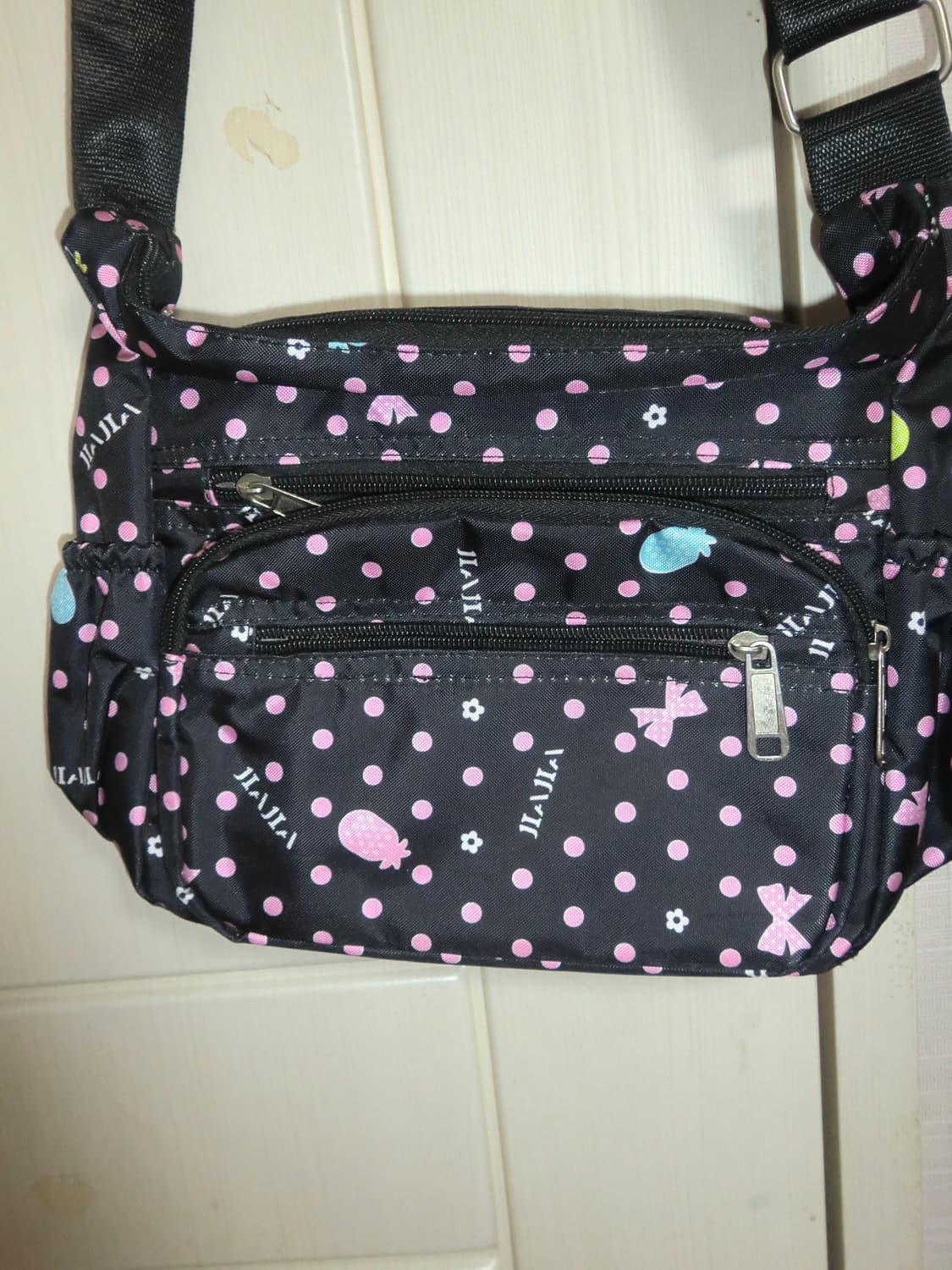 도트 리본 크로스백 빈티지 러블리 니혼진 펑크 모리걸 상품이미지2