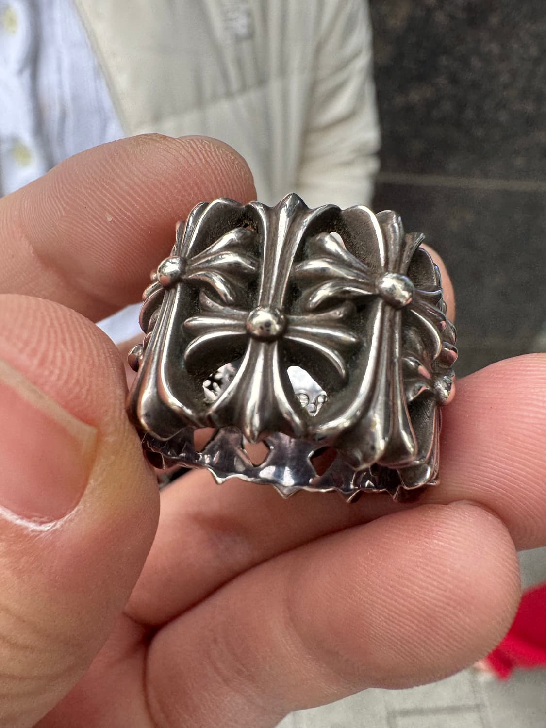 정품 크롬하츠 세메터리링 us9 상품이미지2