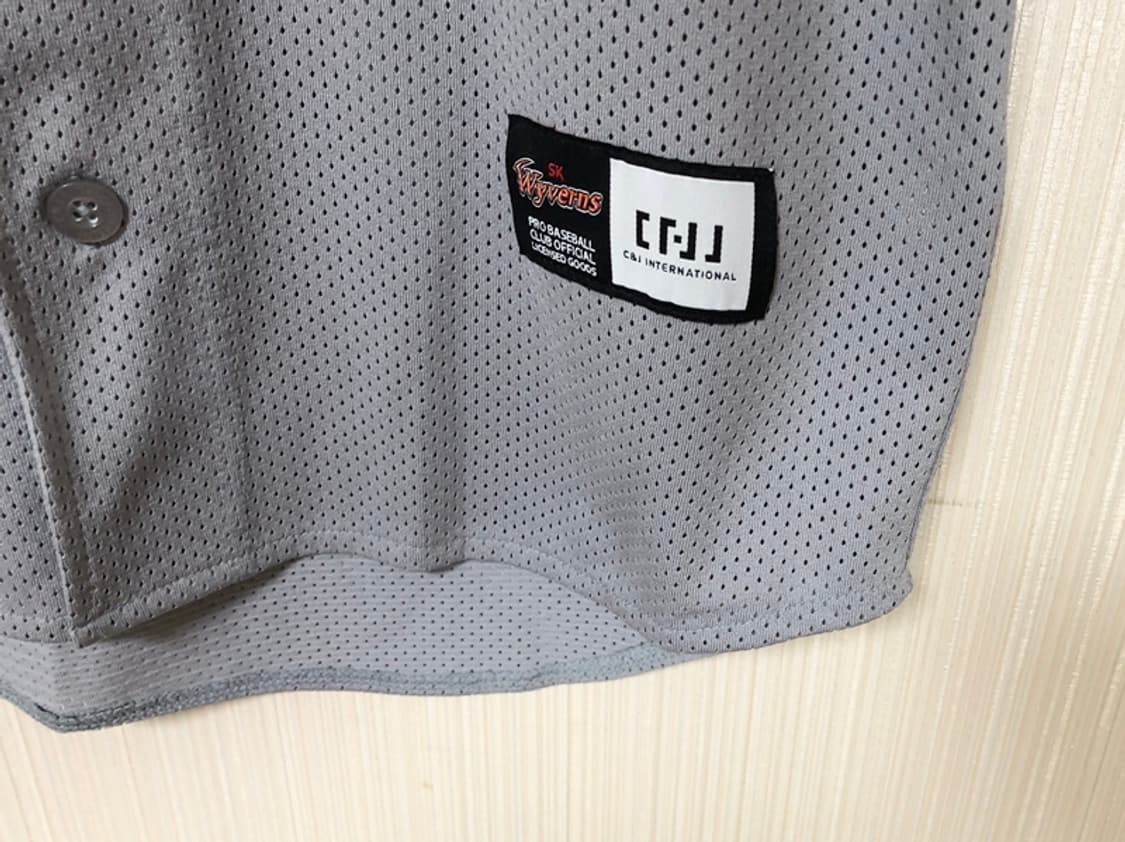 KBO SK와이번스 그레이 홈유니폼/져지 90 #62 한동민(한유섬) 상품이미지8