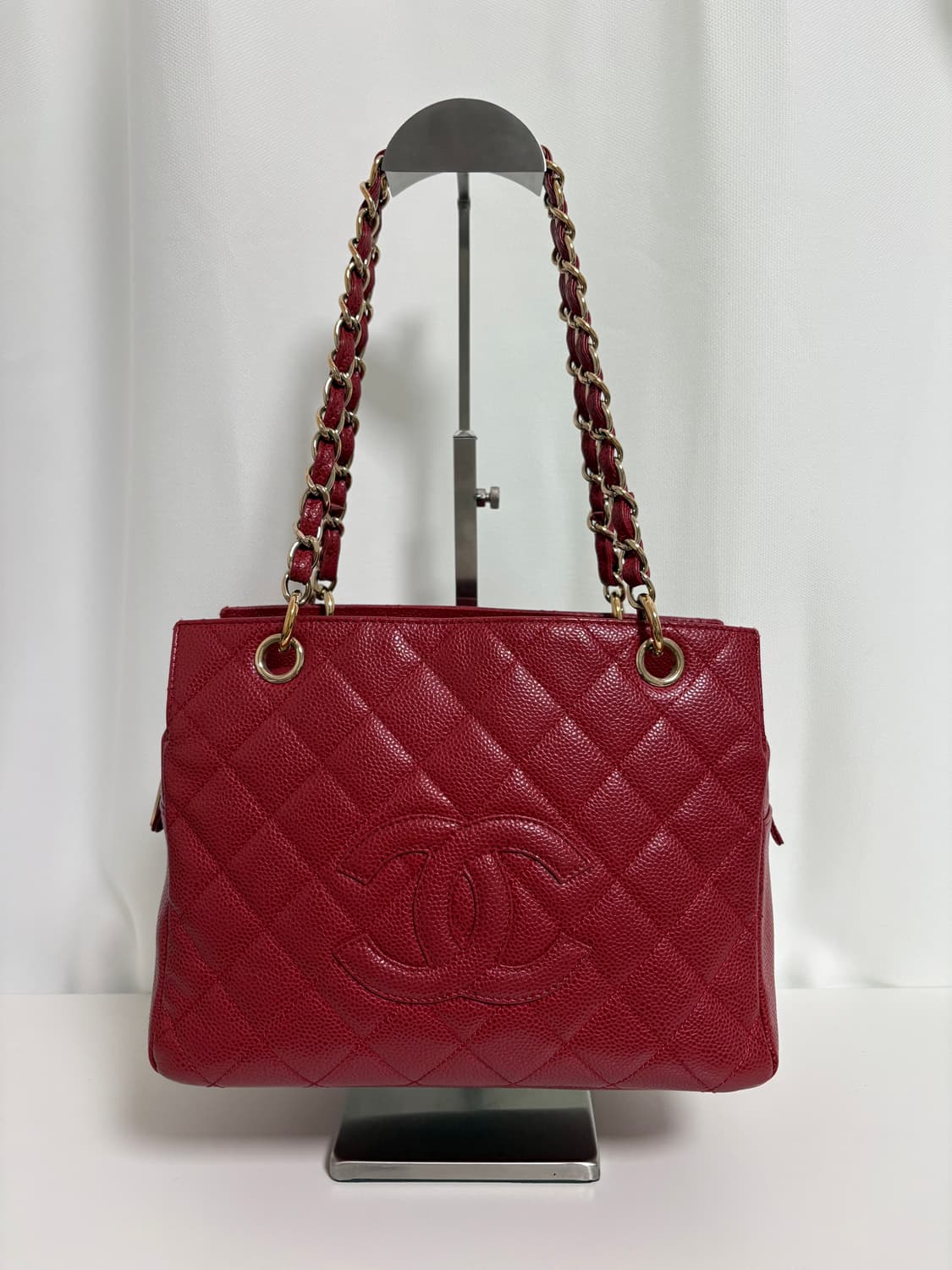 샤넬 정방백 레드 상품이미지1