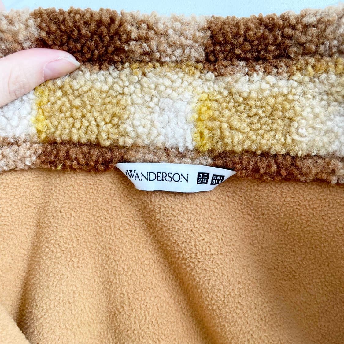 F1 유니클로 JW 앤더슨 보아 플리스 집업 재킷  L사이즈 상품이미지5