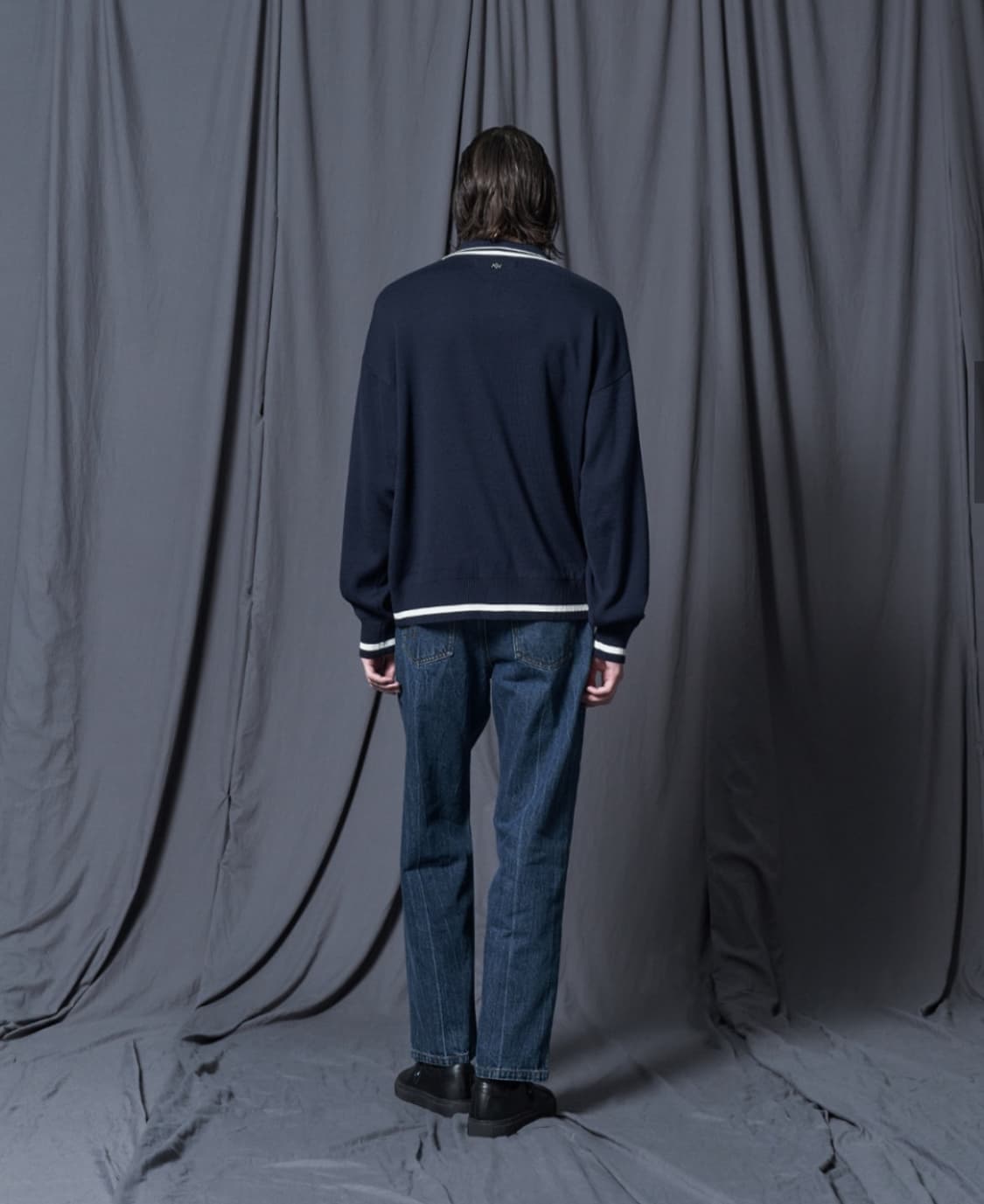 [L] 송지오 옴므 지제로 팬서 가디건 긴팔 니트 티셔츠 상품이미지3