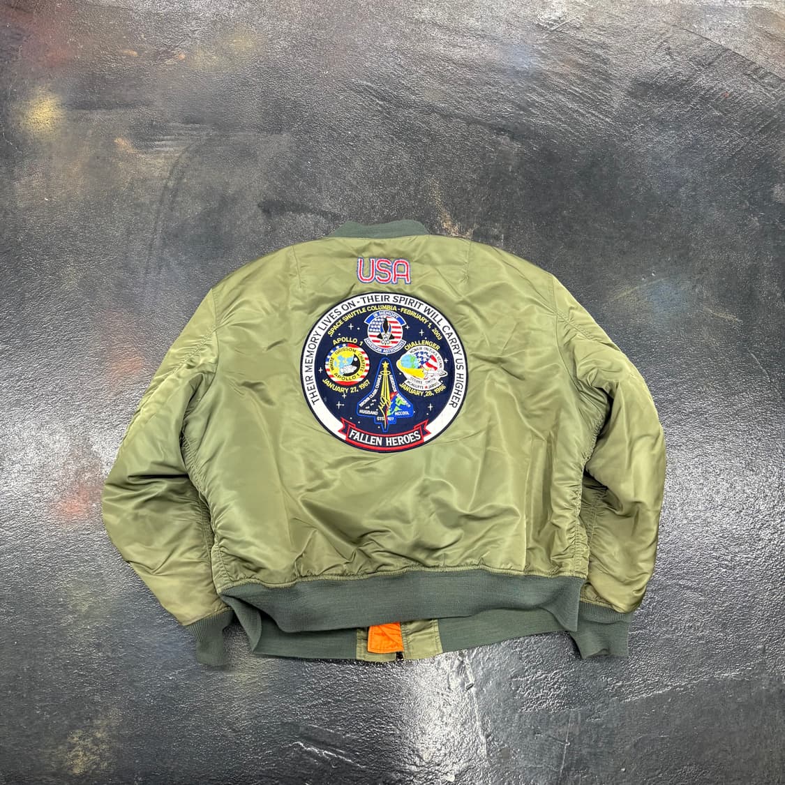 (115)알파 인더스트리 MA-1 패치 봄버 상품이미지7