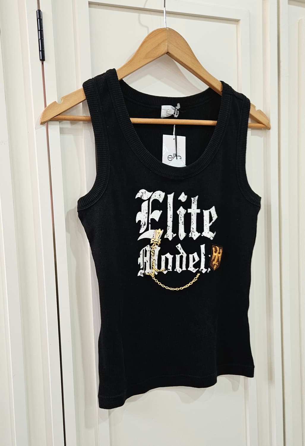 블랙 립 민소매 티셔츠 상품이미지2