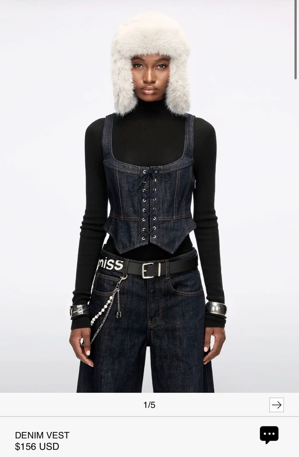 Denim vest (s사이즈) 상품이미지1